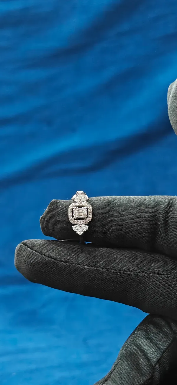 Silver_Sterling_925_Three_Stone_Emerald_Cut_Diamond_Ring_For_Women