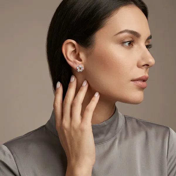 Silver_Sterling_925_Crystal_Flower_Stud_Earrings_For_Women
