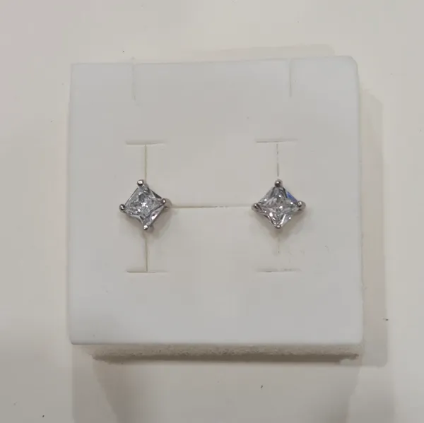 Silver_Sterling_925_Princess_Cut_Crystal_Stud_Earrings_For_Women