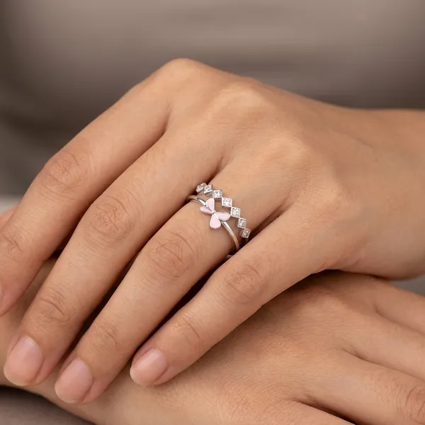 Silver_Sterling_925_Floral_Geometric_Stackable_Ring_Set_For_Women