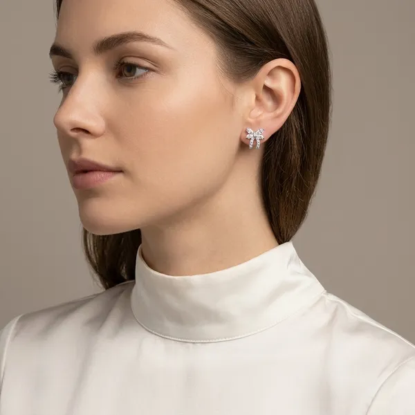 Silver_Sterling_925_Crystal_Bow_Stud_Earrings_For_Women