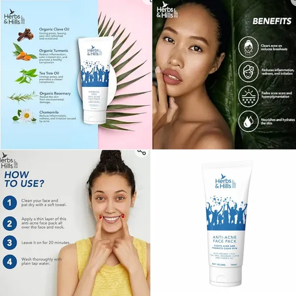 Pack_of_2_Herbs_Hills_Clarifying_Tea_Tree_Face_Wash_Anti_Ance_Facepack_Pimples_Combo_100_100_Ml_Anti_Acne_Organic_Natural_Help_To_Clear_Excess_Oil_Remove_Impurities_And_Prevent_Pimples_Relieving_Skin_Irritation