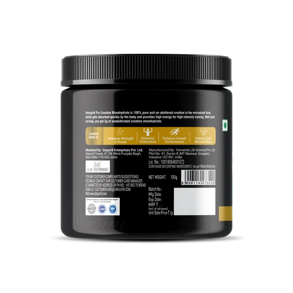 Energie9_Pro_Creatine_Monohydrate_100g