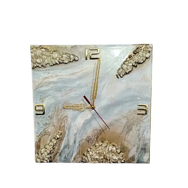 Resin_Wall_Clock_On_Mdf_Base