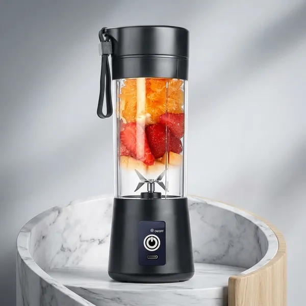Plastic_Stainless_Steel_Blade_Usb_Juicer_Cup