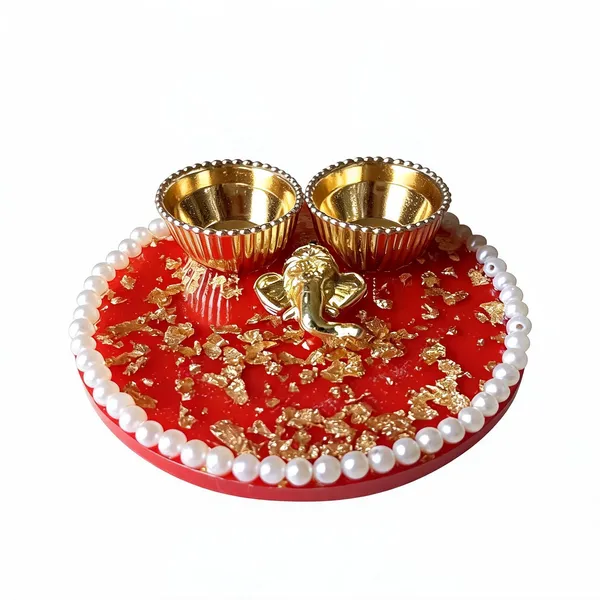 Resin_Roli_Chawal_Platter