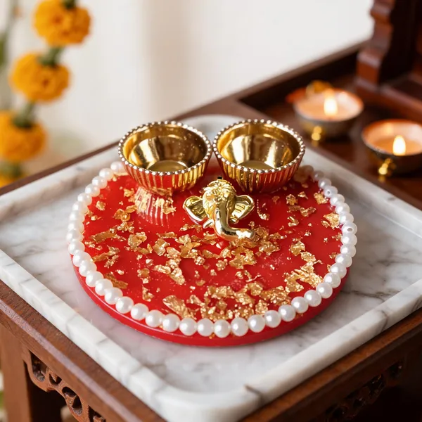 Resin_Roli_Chawal_Platter