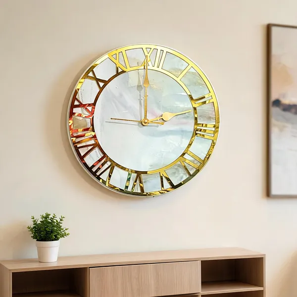 Resin_Wall_Clock_On_Mdf_Base