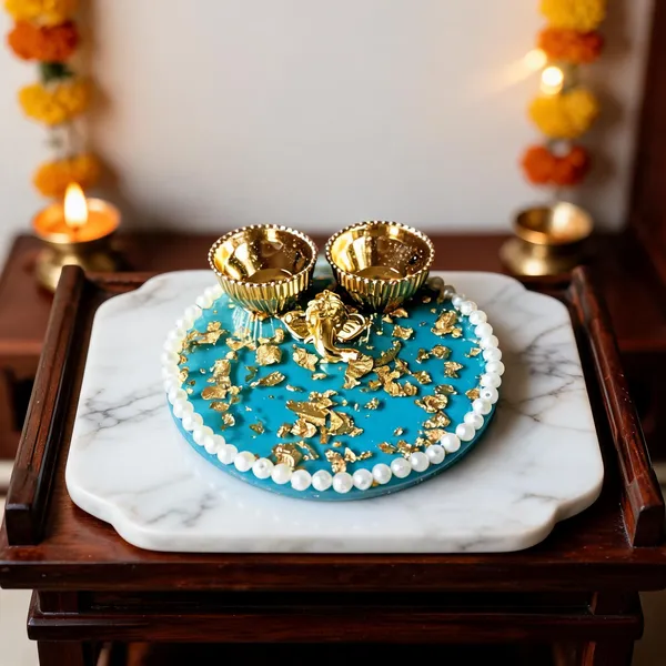 Resin_Roli_Chawal_Platter