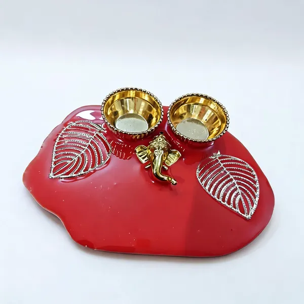 Resin_Tilak_Platter_With_Ganesh