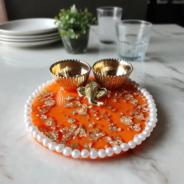 Resin_Roli_Chawal_Plate