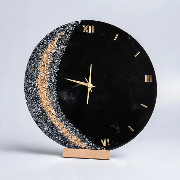 Resin_Wall_Clock_On_Mdf_Base