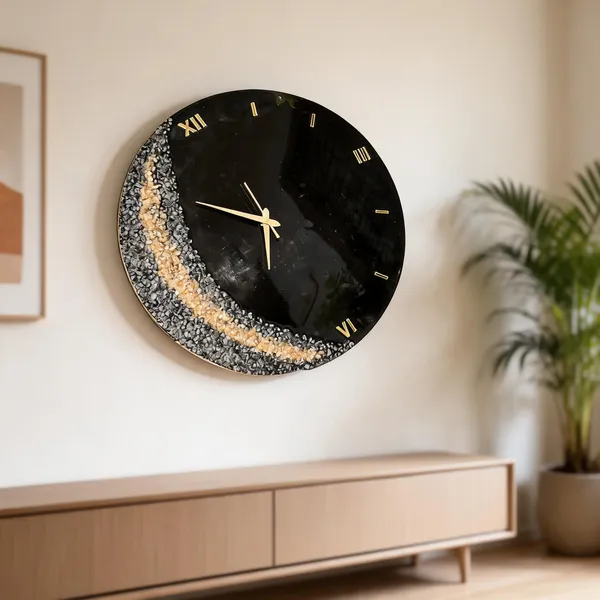 Resin_Wall_Clock_On_Mdf_Base