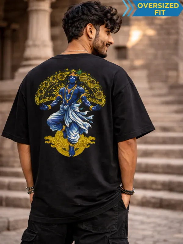 Aham_Brahmasmi_Black_Cotton_Oversized_T-Shirt
