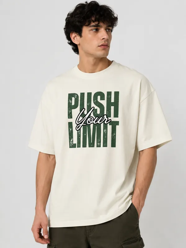 Push_Your_Limit_Off_White_Cotton_Oversized_T-Shirt