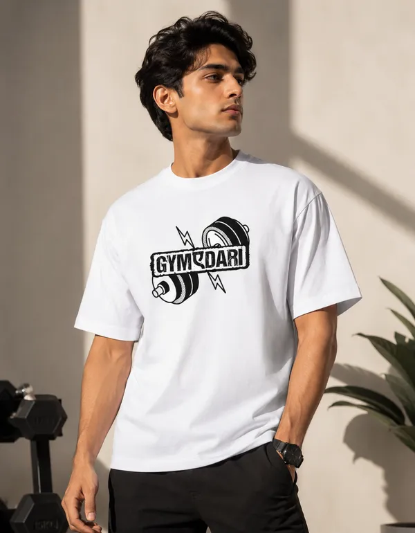 Gym-E-Daari_Graphic_White_Cotton_Oversized__T-Shirt