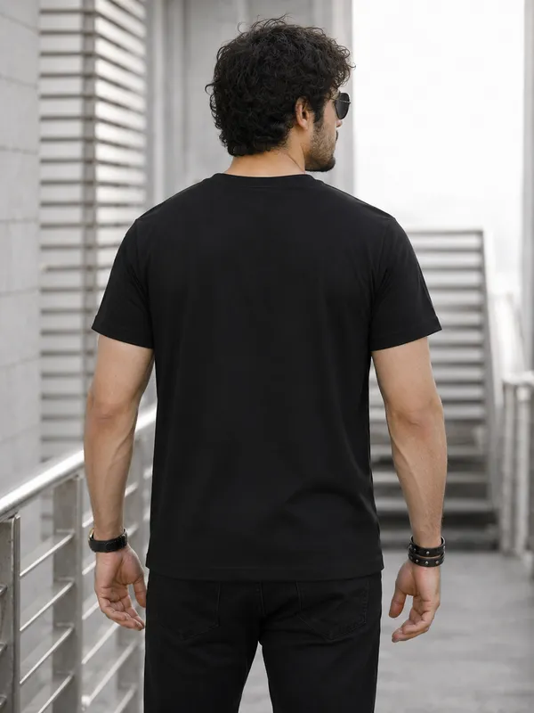 Fakeer_Aadmi_Black_Cotton_Oversized_T-Shirt