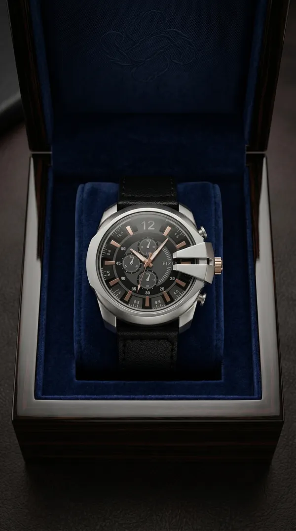 Black_Leather_Strap_Chronograph_Wrist_Watch_For_Men