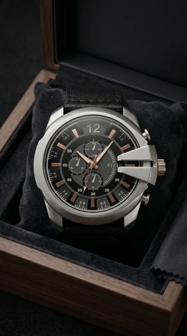 Black_Leather_Strap_Chronograph_Wrist_Watch_For_Men