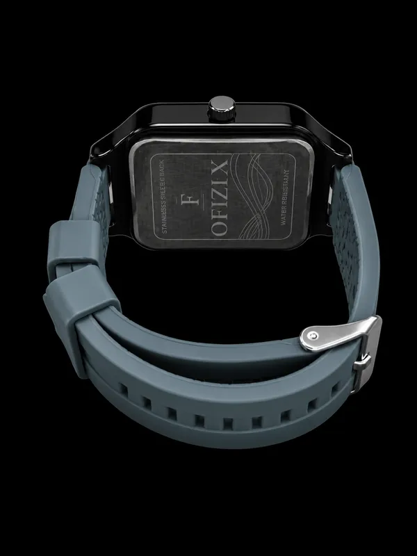 Grey_Silicone_Square_Skeleton_Dial_Watch_For_Unisex