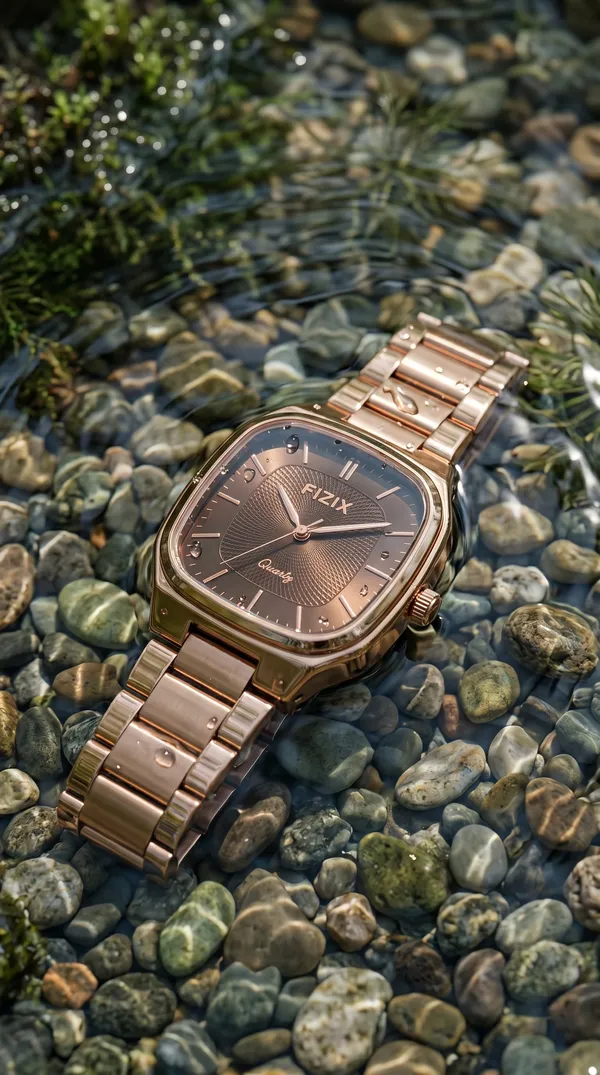 Silver_Stainless_Steel_Cushion_Case_Square_Dial_Quartz_Watch_For_Men