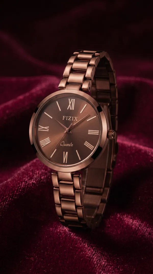 Brown_Stainless_Steel_Round_Dial_Analog_Quartz_Watch_For_Men