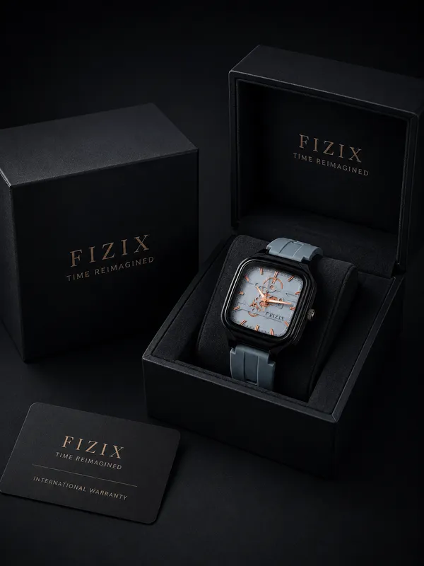 Grey_Silicone_Square_Skeleton_Dial_Watch_For_Unisex