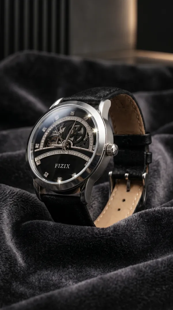 Black_Leather_Skeleton_Dial_Analog_Watch_For_Women