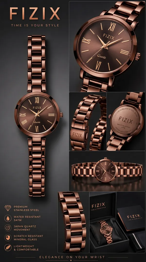 Brown_Stainless_Steel_Round_Dial_Analog_Quartz_Watch_For_Men