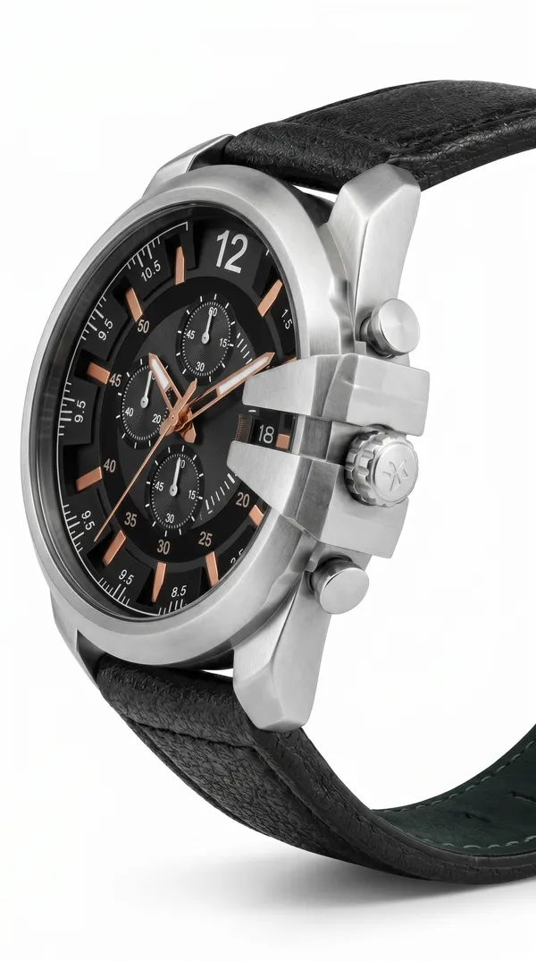 Black_Leather_Strap_Chronograph_Wrist_Watch_For_Men