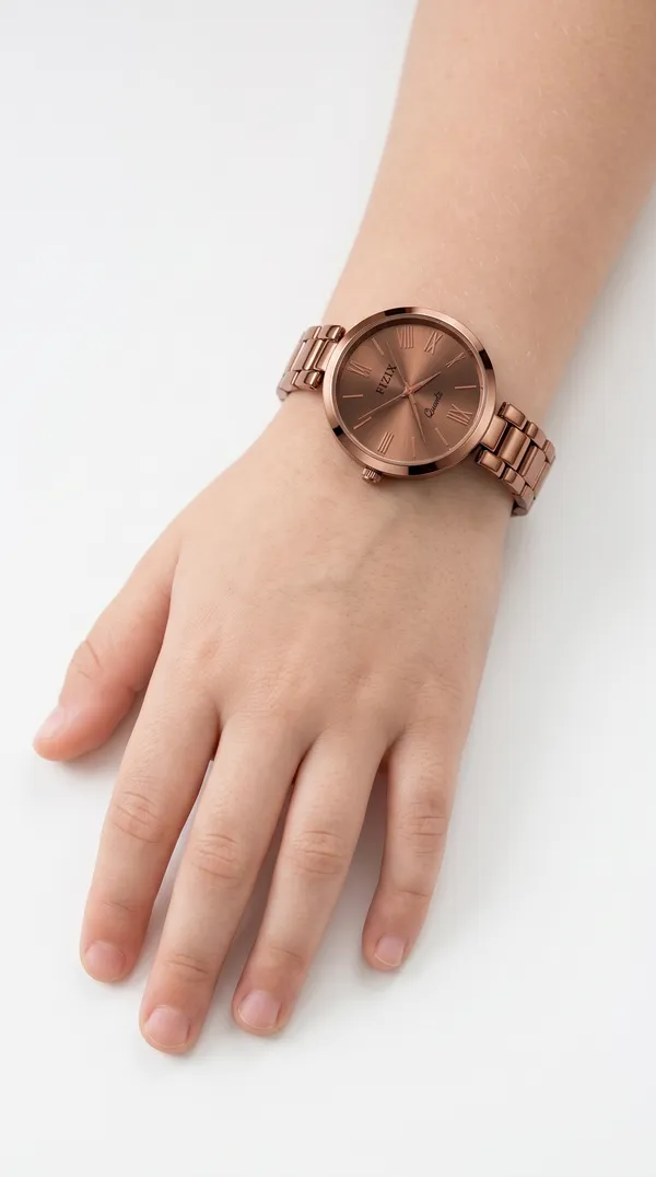 Rose_Gold_Stainless_Steel_Roman_Numeral_Analog_Quartz_Watch_For_Women