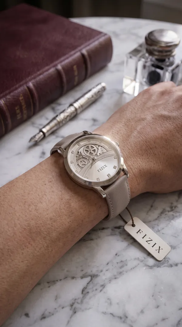 Beige_Leather_Skeleton_Dial_Analog_Watch_For_Women