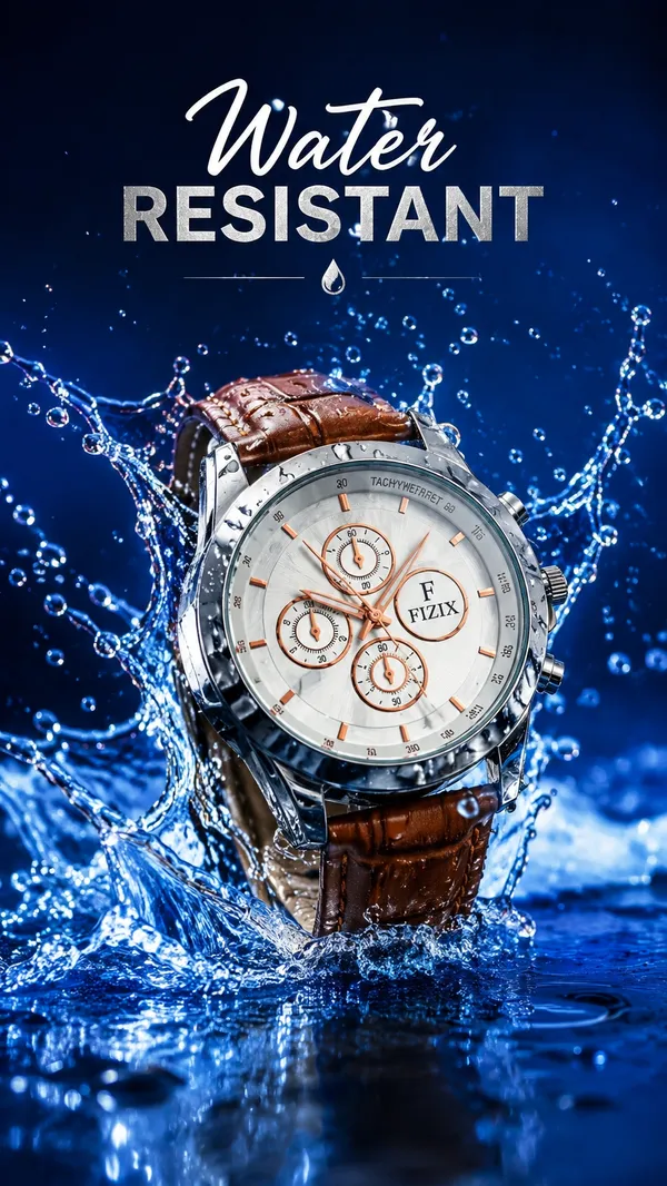 Brown_Leather_Strap_Silver_White_Dial_Chronograph_Watch_For_Men