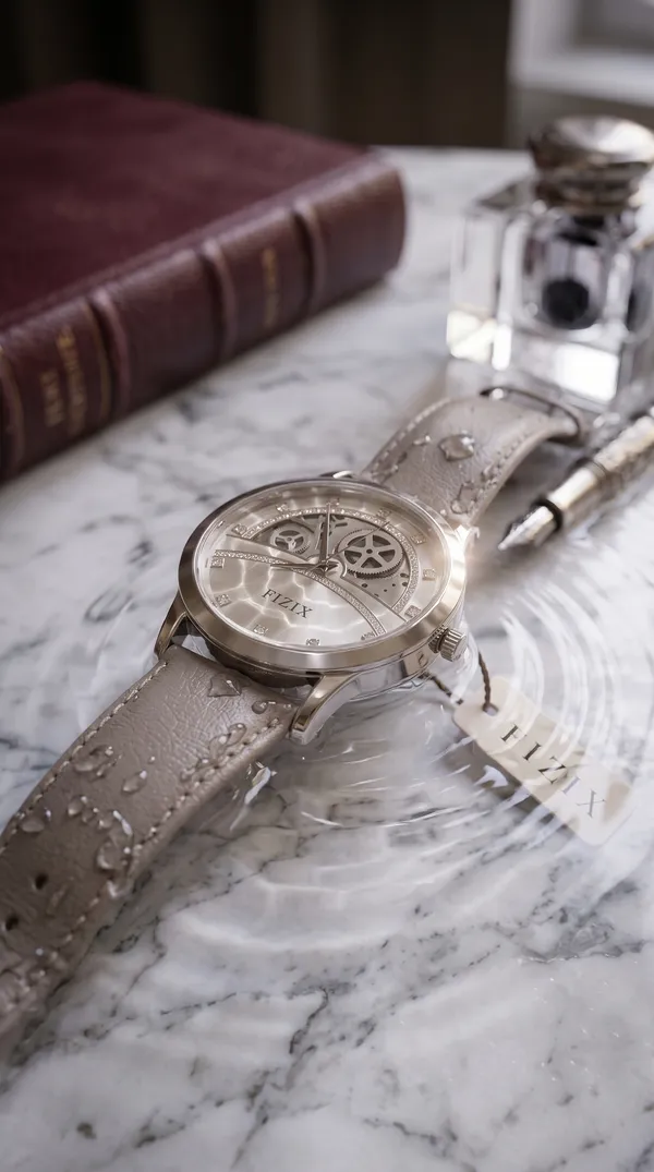 Beige_Leather_Skeleton_Dial_Analog_Watch_For_Women