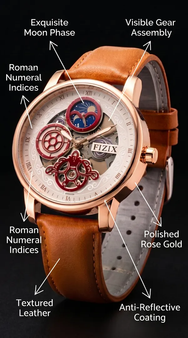 Orange_Leather_Skeleton_Dial_Wrist_Watch_For_Men