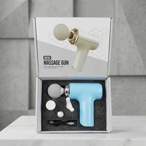 Blue_Mini_Massage_Gun_With_4_Interchangeable_Heads