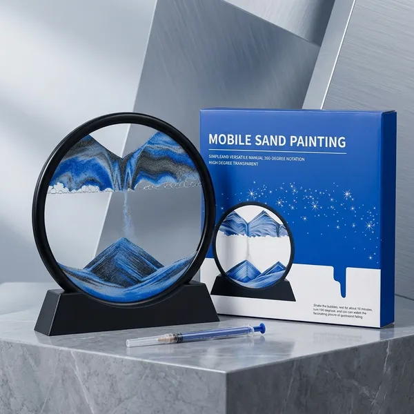 Glass_Decorative_Sand_Art_Circular_Frame_With_Black_Stand
