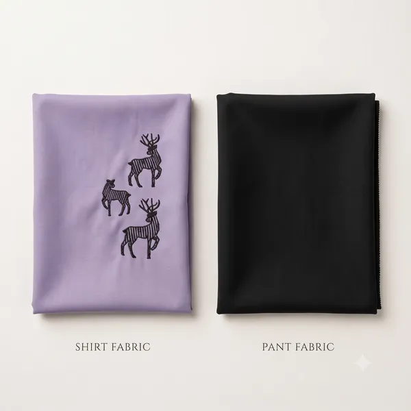 Premium_Embroidered_Stag_Shirt_&_Black_Trouser_Fabric_Combo_|_Unstitched_Designer_Wear_|_Soft,_Elegant_&_Durable_Fabric