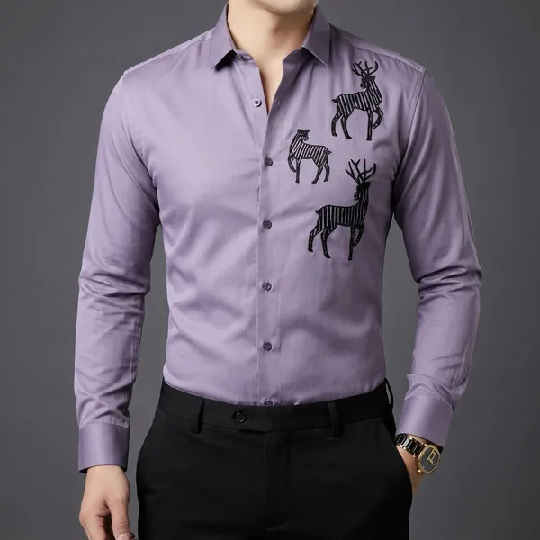 Premium_Embroidered_Stag_Shirt_&_Black_Trouser_Fabric_Combo_|_Unstitched_Designer_Wear_|_Soft,_Elegant_&_Durable_Fabric
