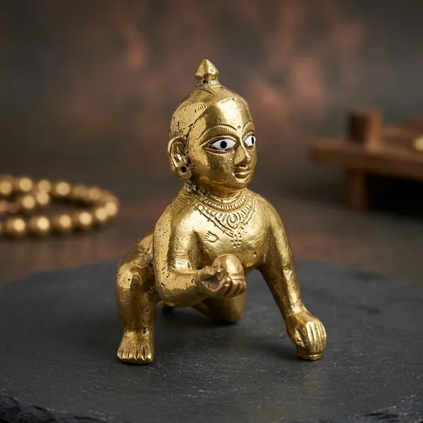 Golden_Brass_Bal_Krishna_Idol_for_Pooja_and_Home_Decor