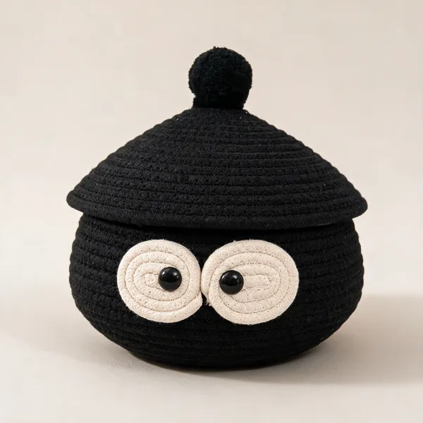 Black_Knitted_Fabric_Plush_Toy_For_Kids