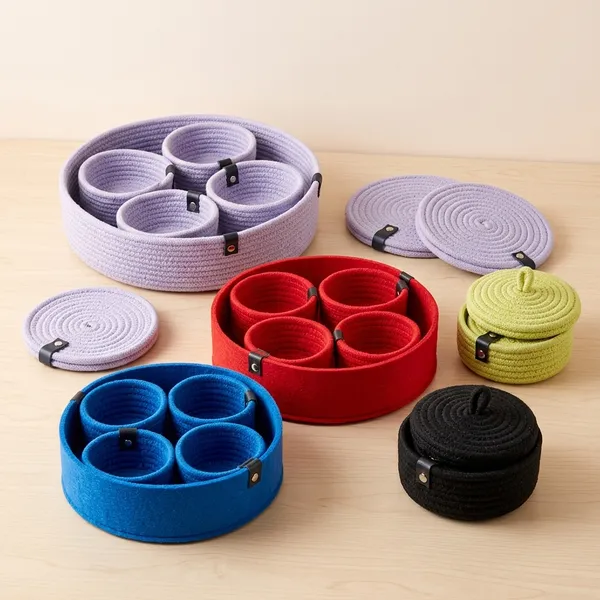 Lavender_Polyester_Collapsible_Storage_Container_Set_For_Home_Storage