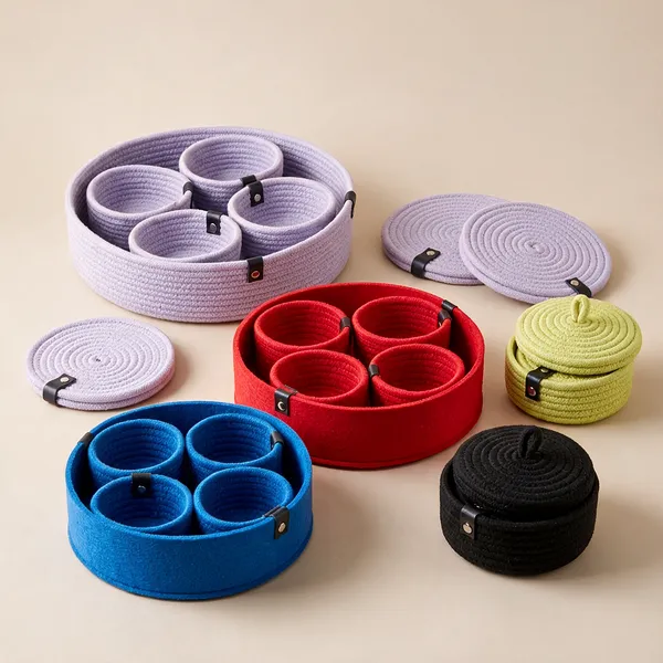Lavender_Polyester_Collapsible_Storage_Container_Set_For_Home_Storage
