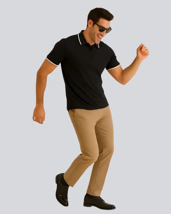 Black_Cotton_Premium_Fit_Polo_T-Shirt_For_Men