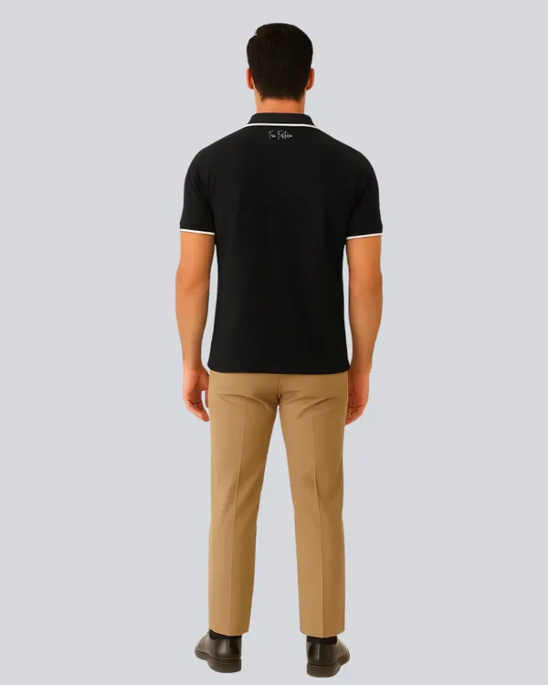 Black_Cotton_Premium_Fit_Polo_T-Shirt_For_Men