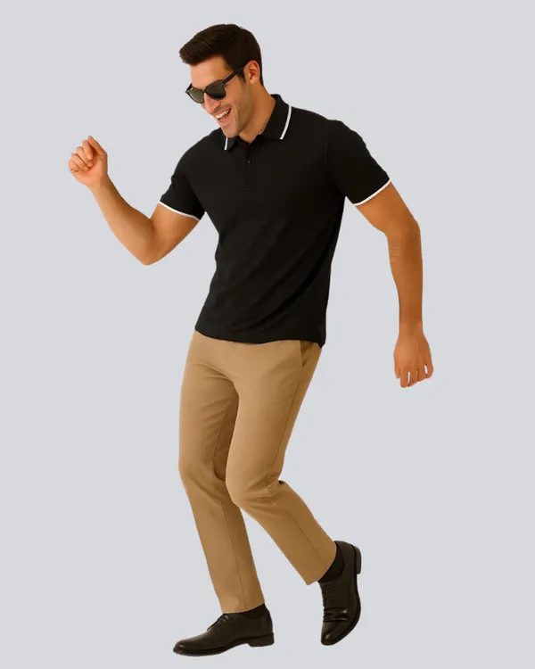 Black_Cotton_Premium_Fit_Polo_T-Shirt_For_Men