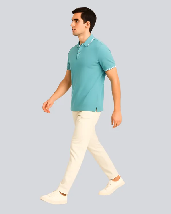 Aqua_Blue_Cotton_Premium_Plain_Polo_T-Shirt_For_Men