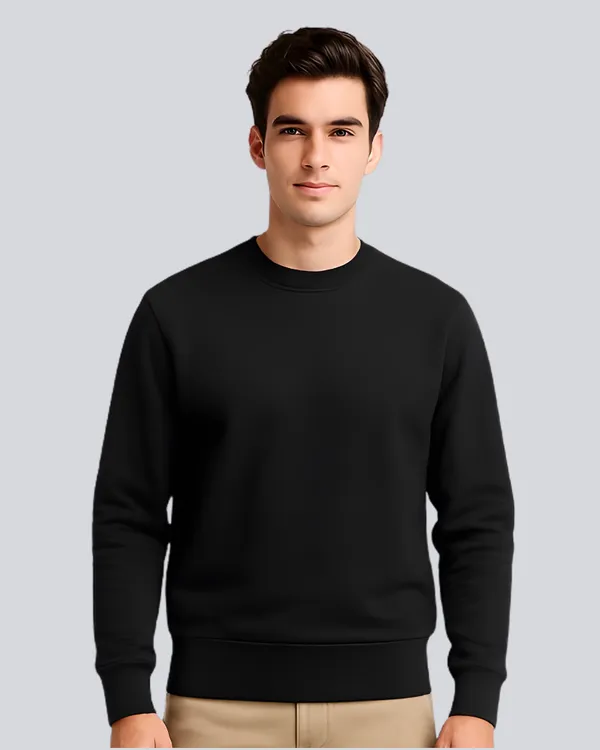 Black_Cotton_Relaxed_Fit_Sweatshirt_For_Men