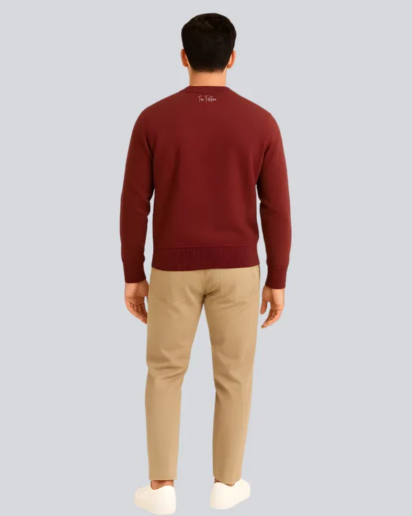 Maroon_Cotton_Relaxed_Fit_Sweatshirt_For_Men