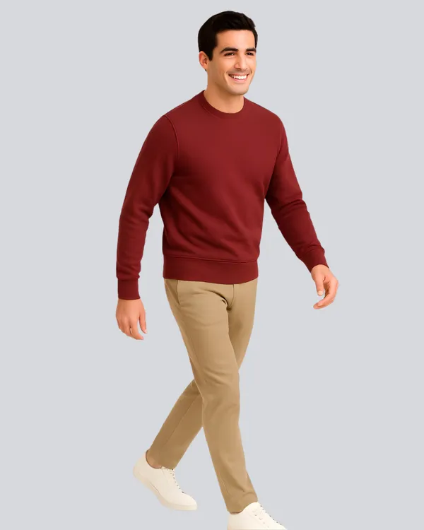 Maroon_Cotton_Relaxed_Fit_Sweatshirt_For_Men